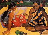 Paul Gauguin Canvas Paintings - What News